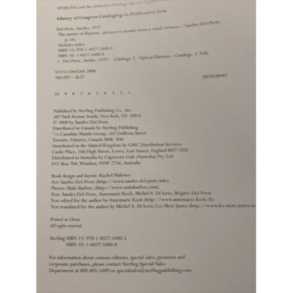 The Master of Illusions : Pictures to Ponder from a Visual Virtuoso by Sandro... - Picture 4 of 4